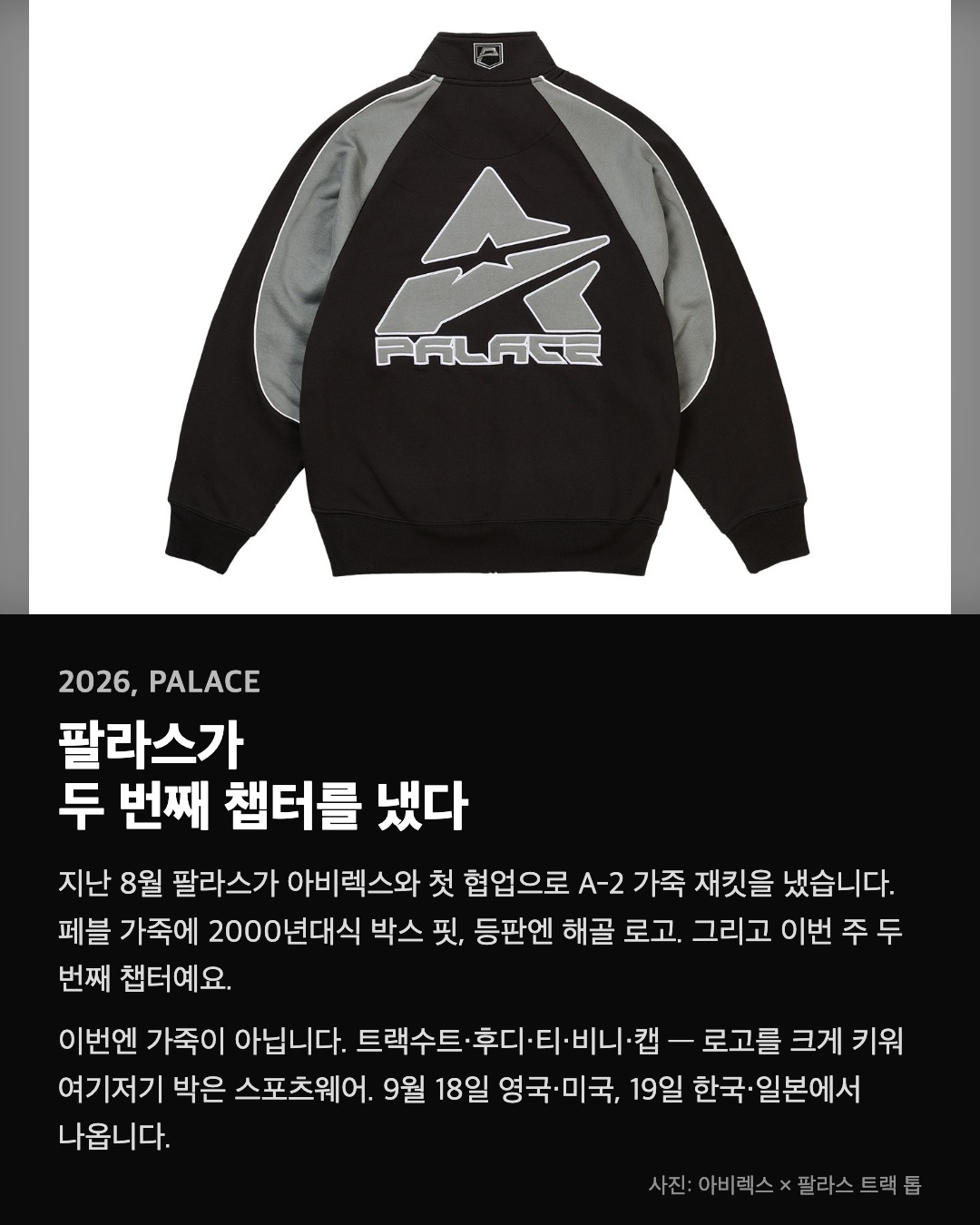 팔라스가 두 번째 챕터를 냈다