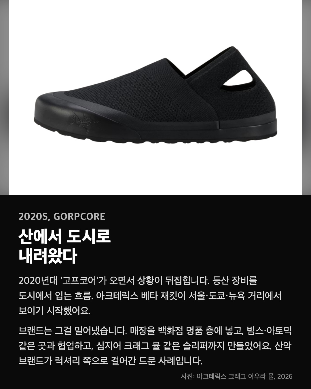산에서 도시로 내려왔다